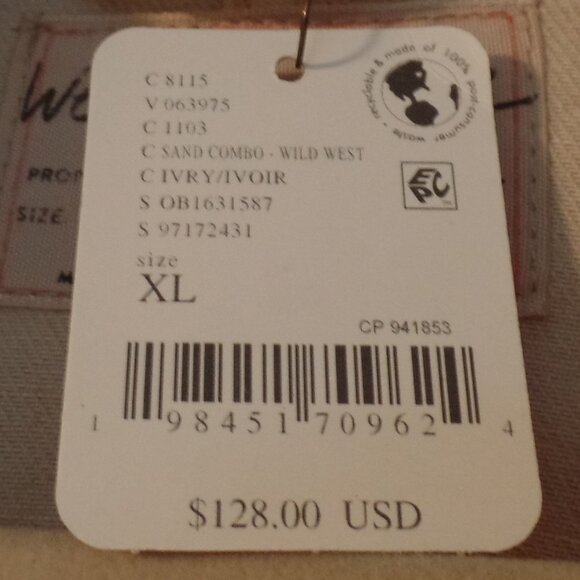 🆕 FREE PEOPLE We The Free Avery Denim Jacket / Softest Sand XL NWT - Picture 12 of 12